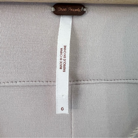 🛑SOLD FREE PEOPLE Kimono Sleeve Goddess Mini Dress in Cream Size 0 - Picture 7 of 8